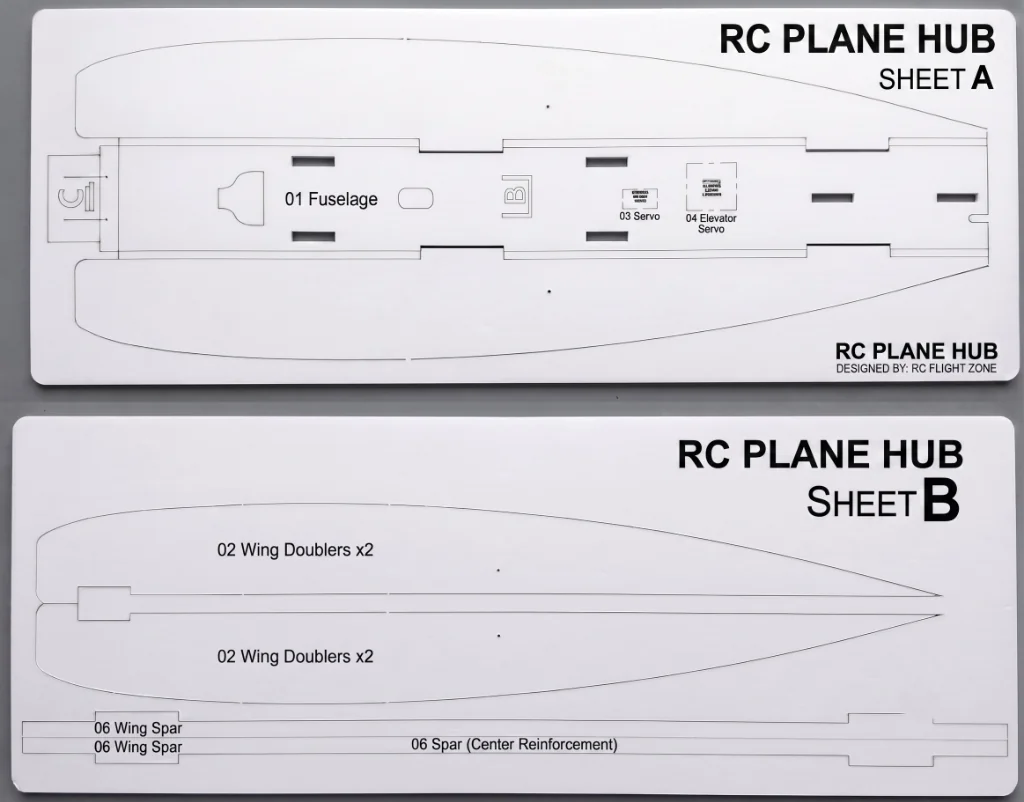 Bloody Baron Sheets A & B (Fuselage & Doublers)