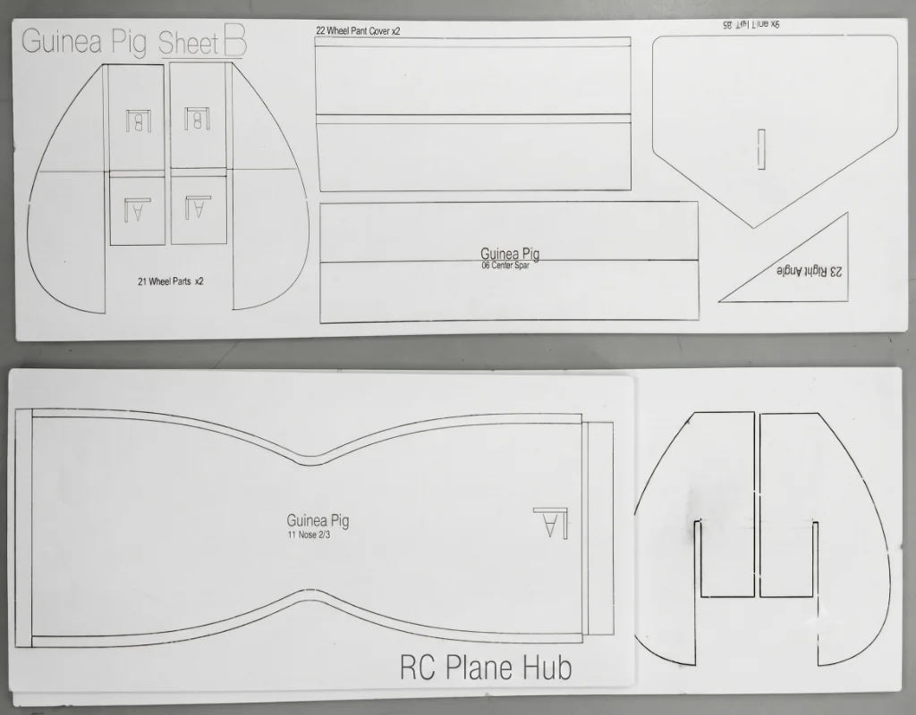 Guinea Pig Sheet B (Fuselage Doublers)
