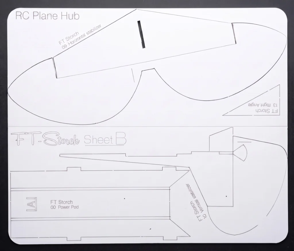 FT-Storch Sheet B (Tail Stabilizers / Power Pod)